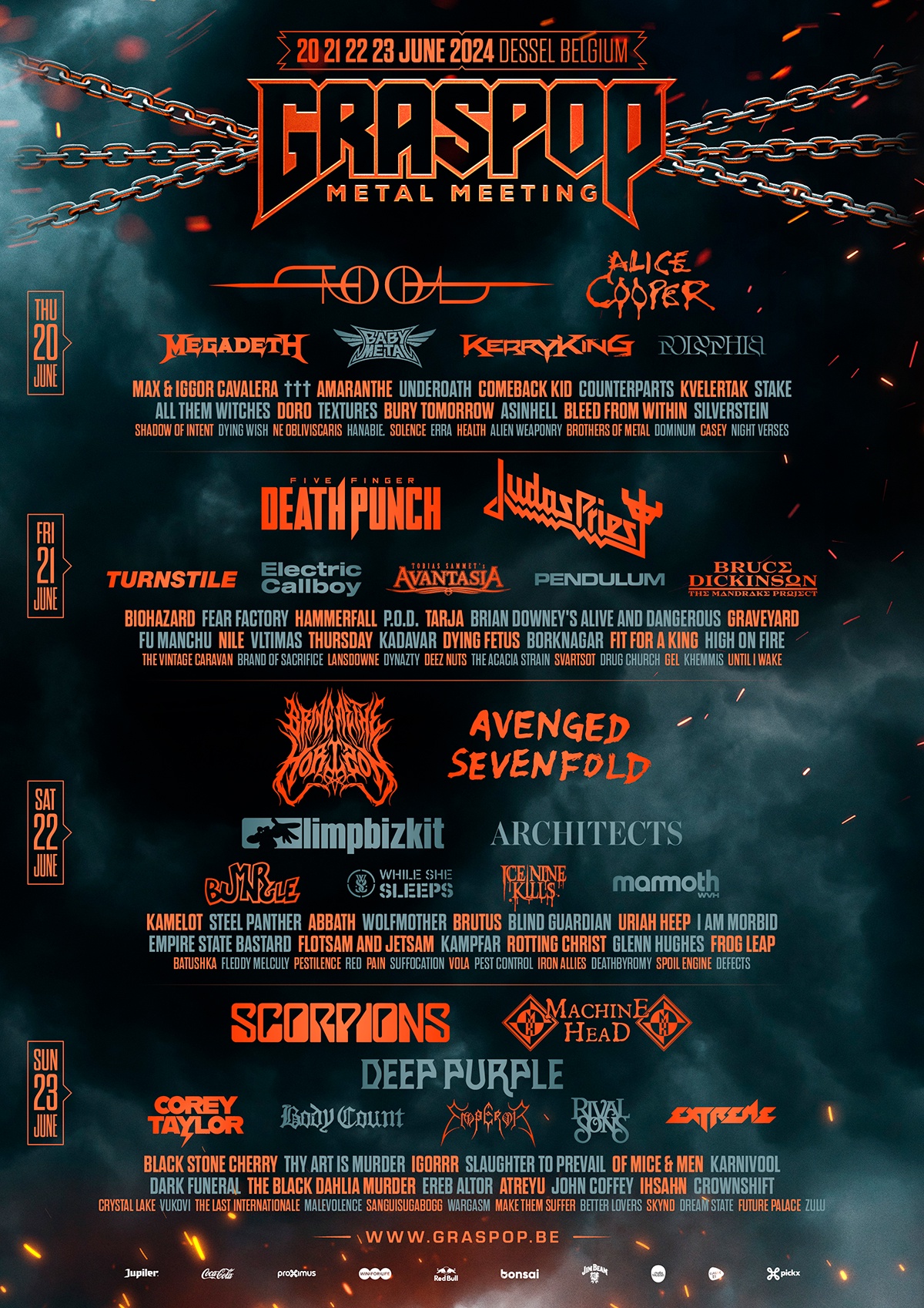 ベルギー「Graspop Metal Meeting」でのBABYMETALステージは配信される模様 べビメタだらけの・・・
