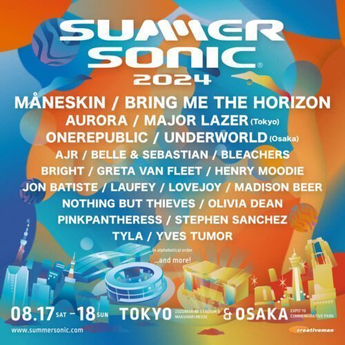 『SUMMER SONIC 2024』の第1弾アーティストが発表 BABYMETAL INFO.（ベビーメタルインフォ）